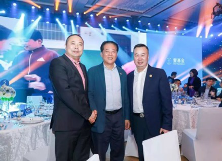 潮汕商会会长郑汉明，名誉会长赵财强